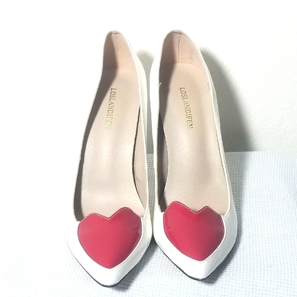 Red & White Heels